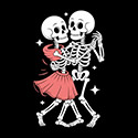 Dancing Skeletons Retro