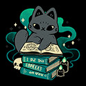 Magical Cat with Spellbook