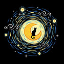Starry Moon Cat