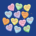 True Candy Heart Love