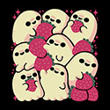 Spooky Cute Ghosts with Strawberries