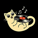 Turntable Cat
