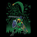 Hero of Hyrule Shadow Lineart