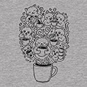 Coffee and Cat Doodles