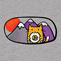 Catzilla of the Mountains Loves Giant Sushi