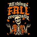 Skeleton Autumn Leaves
