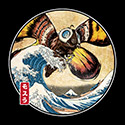 The Great Giant Moth off Kanagawa