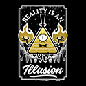 Cartoon Triangle Reality Illusion