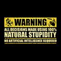 No Artificial Intelligence Required